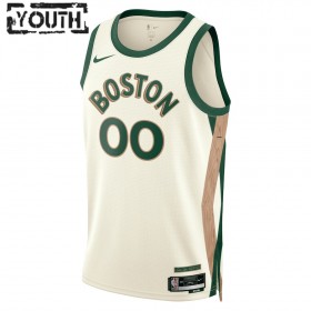 Dječji NBA Dres Boston Celtics Personalizirani Nike 2023-24 City Edition Bijela Swingman